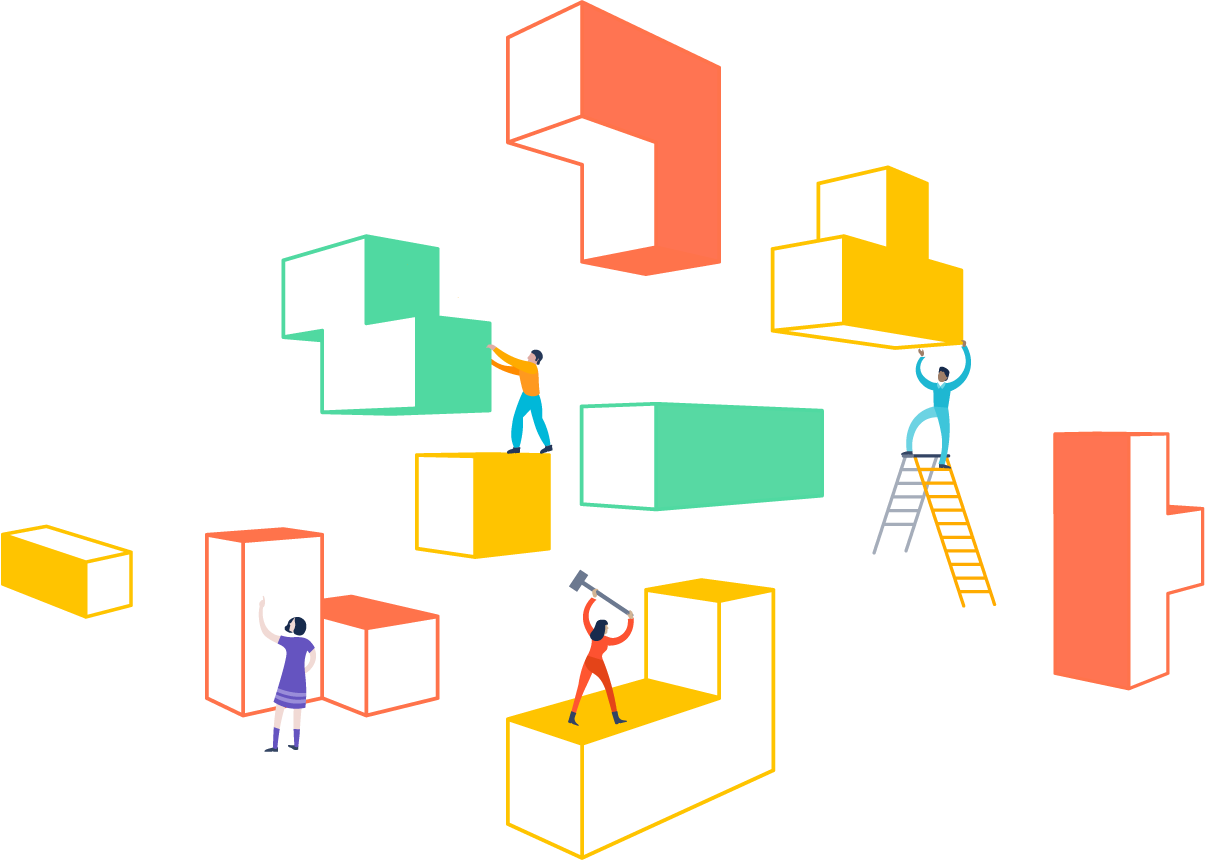 HexTech Hero Illustration